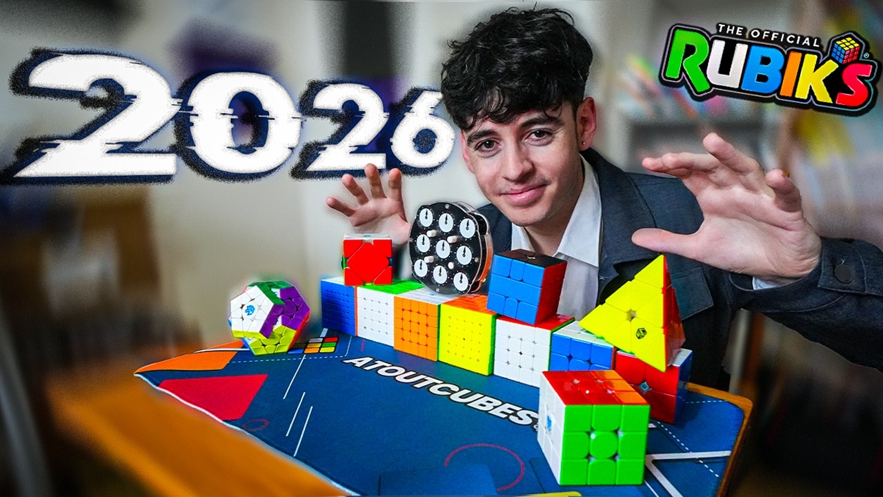 Mes Rubik's Cubes et objectifs pour 2026 !