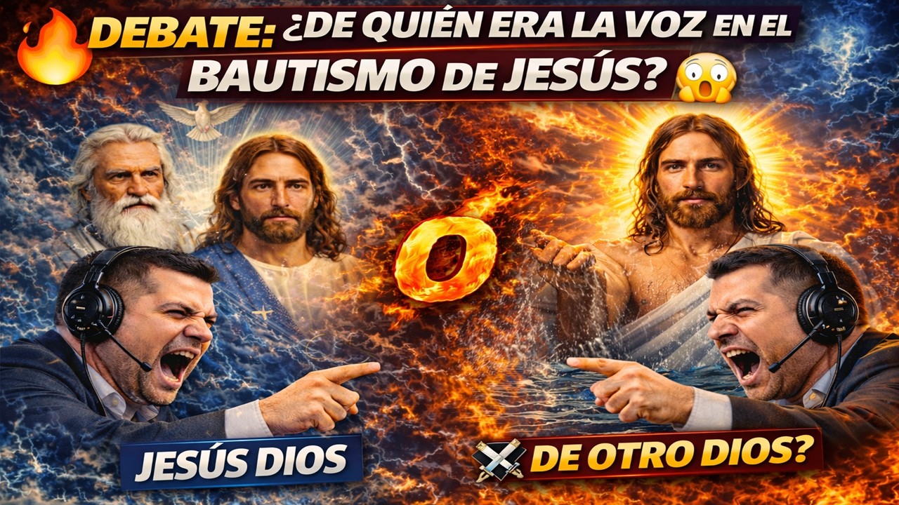 🔥 DEBATE: ¿DE QUIÉN ERA LA VOZ EN EL BAUTISMO DE JESÚS? 😱 | ¿DE JESÚS DIOS O DE OTRO DIOS? ⚔️📖