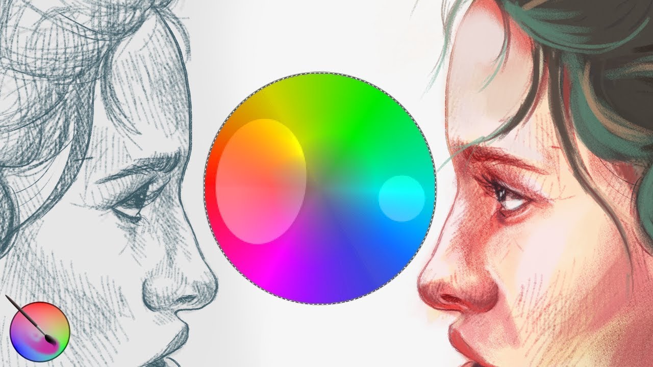 Как легко подобрать цвета для цифровой живописи в Krita