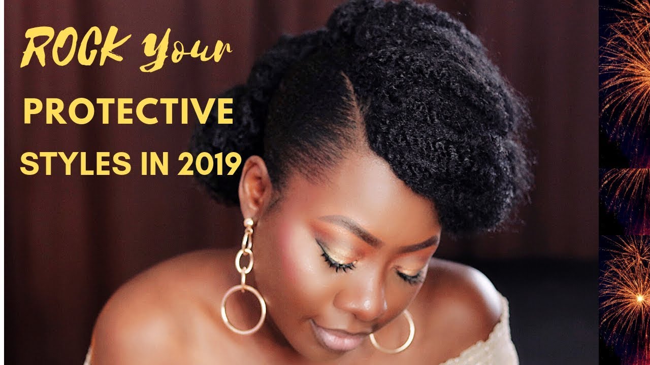 How To | Faux Updo on Short Hair | Protective style 2019
