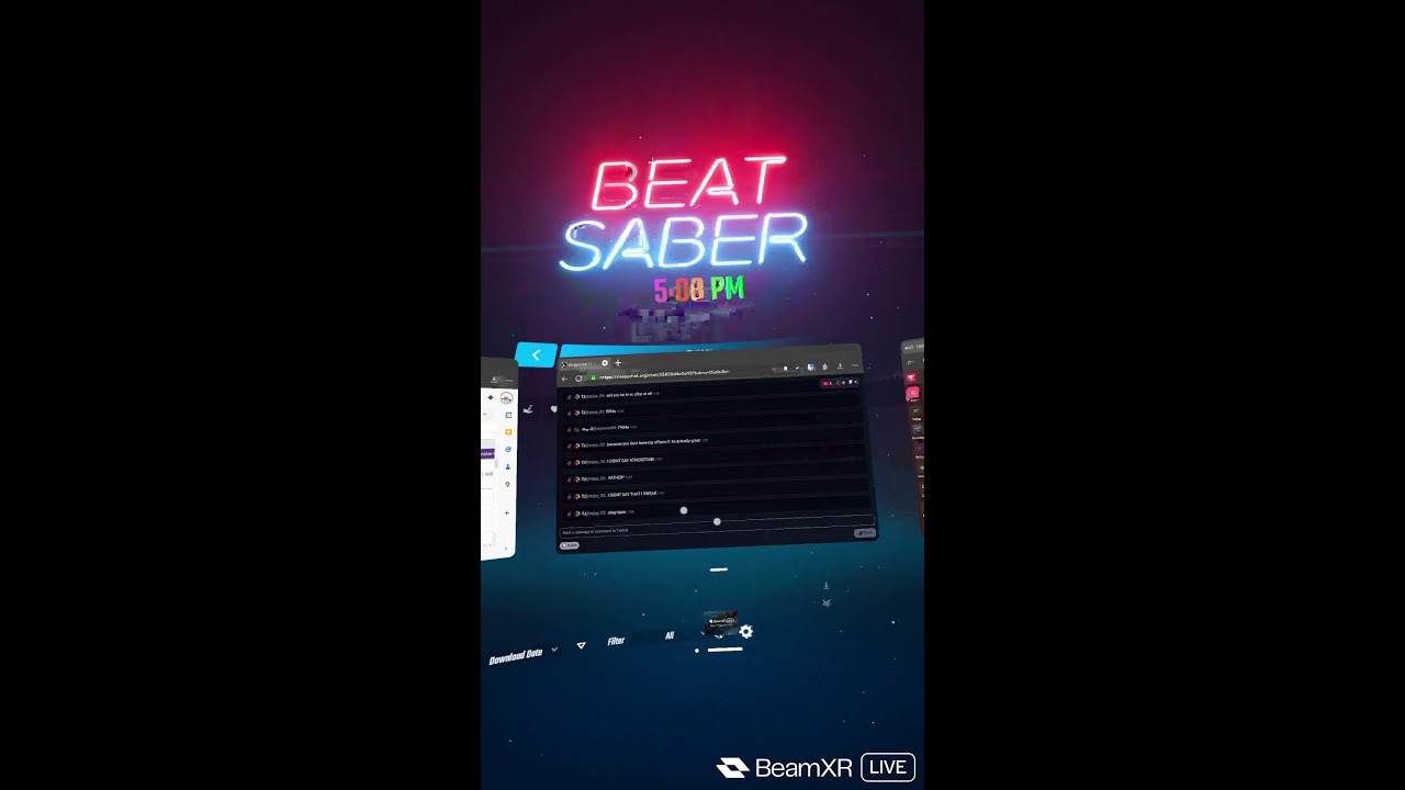 Watch me play Beat Saber