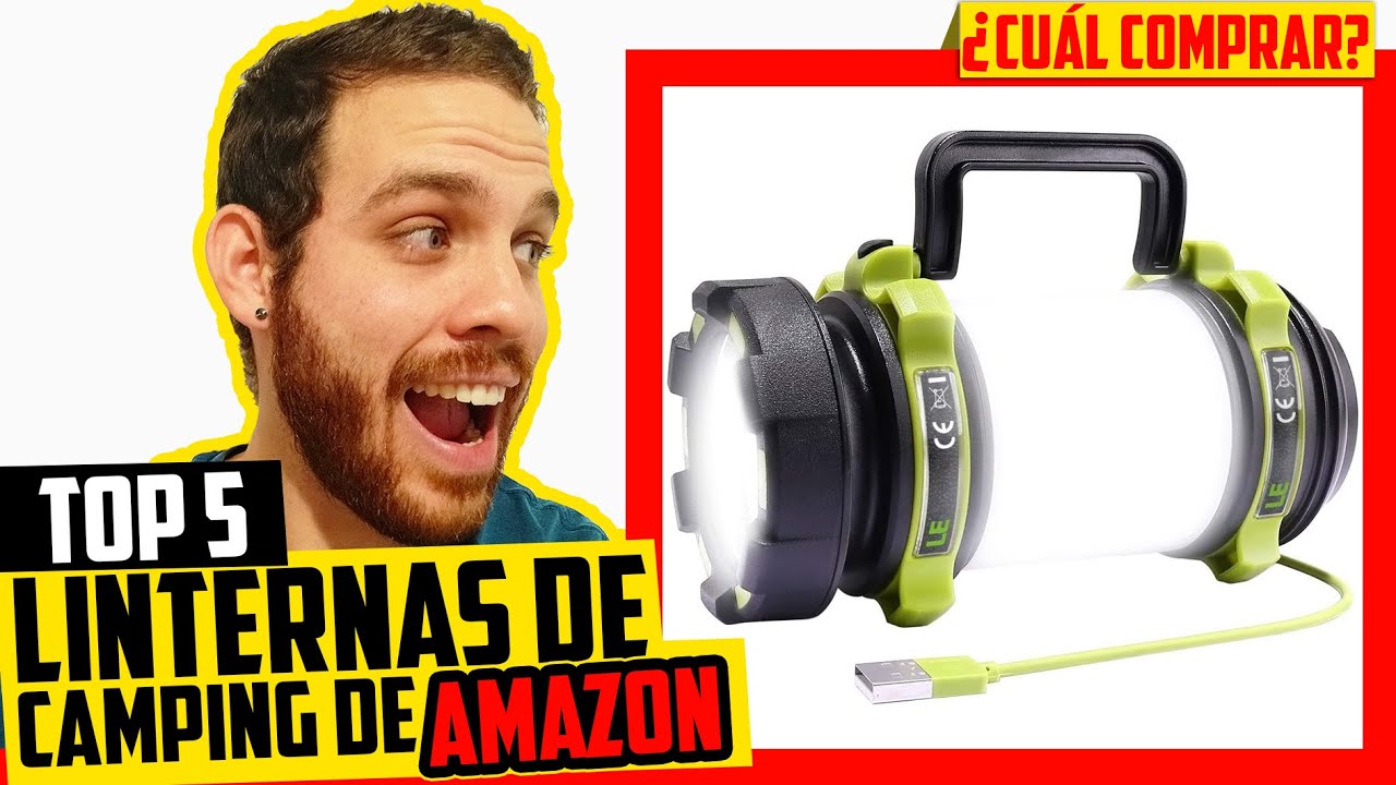 🔦 Mejor LINTERNA de CAMPING Potente y Recargable ▶Amazon 2021◀