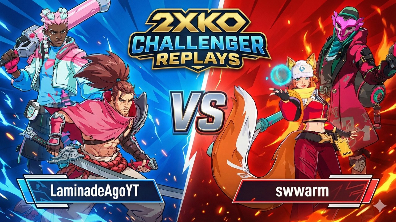 LaminadeAgoYT vs swwarm – [Master] Yasuo Ekko VS Ahri Ekko [Rank #5] | 2XKO