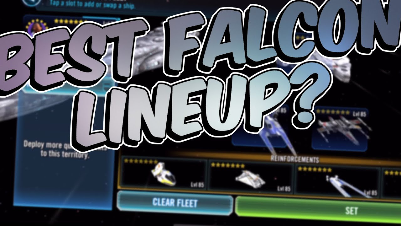 Best Millennium Falcon Lineup | No Hounds Tooth?! | Star Wars: Galaxy of Heroes