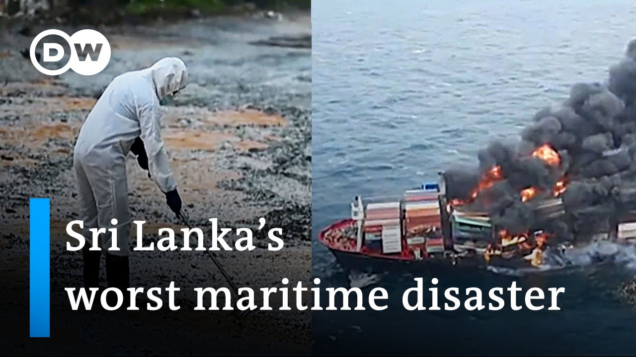 Sinking chemicals cargo ship turns into environmental disaster for Sri Lanka | DW News