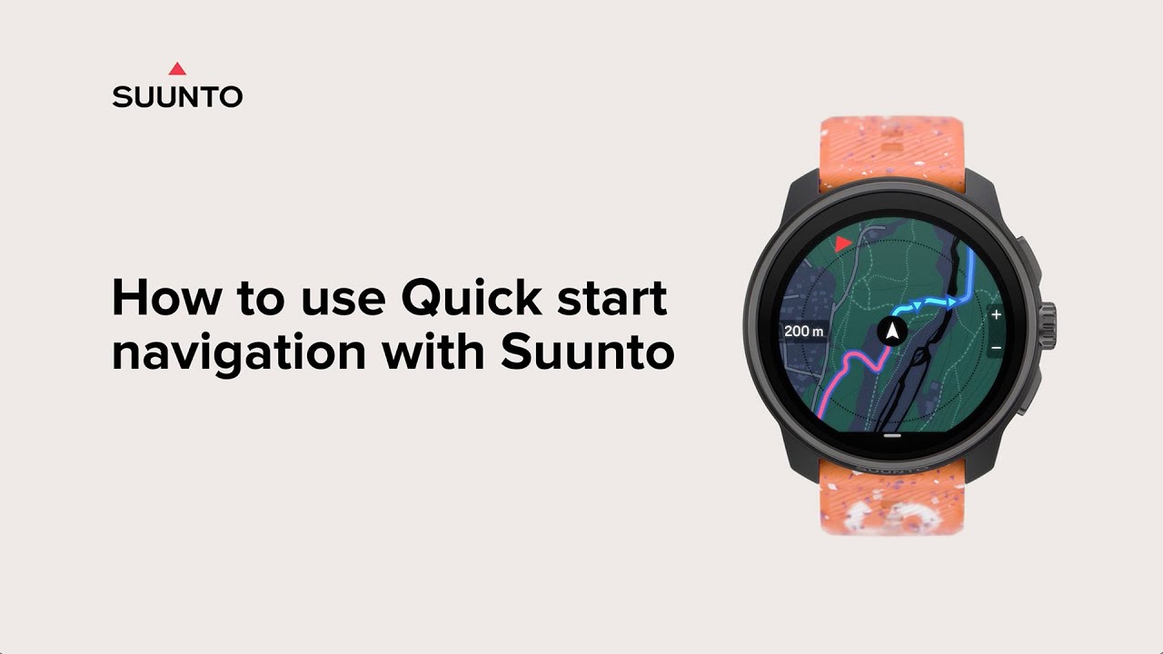 How to use Quick start navigation with Suunto