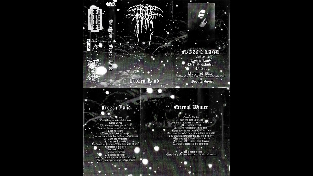 HATEFROST [POL] - FROZEN LAND 2017 EP (TAPE RIP) [BLACK METAL]