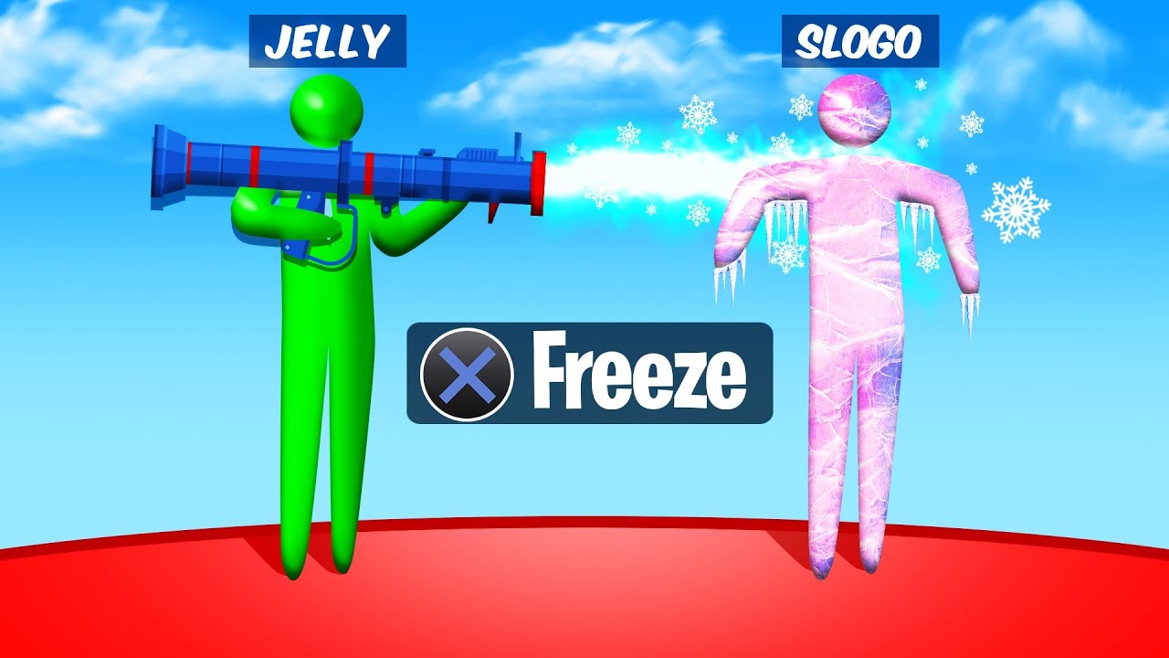 Using A FREEZE CANNON In SUPER SMASH! (Troll)