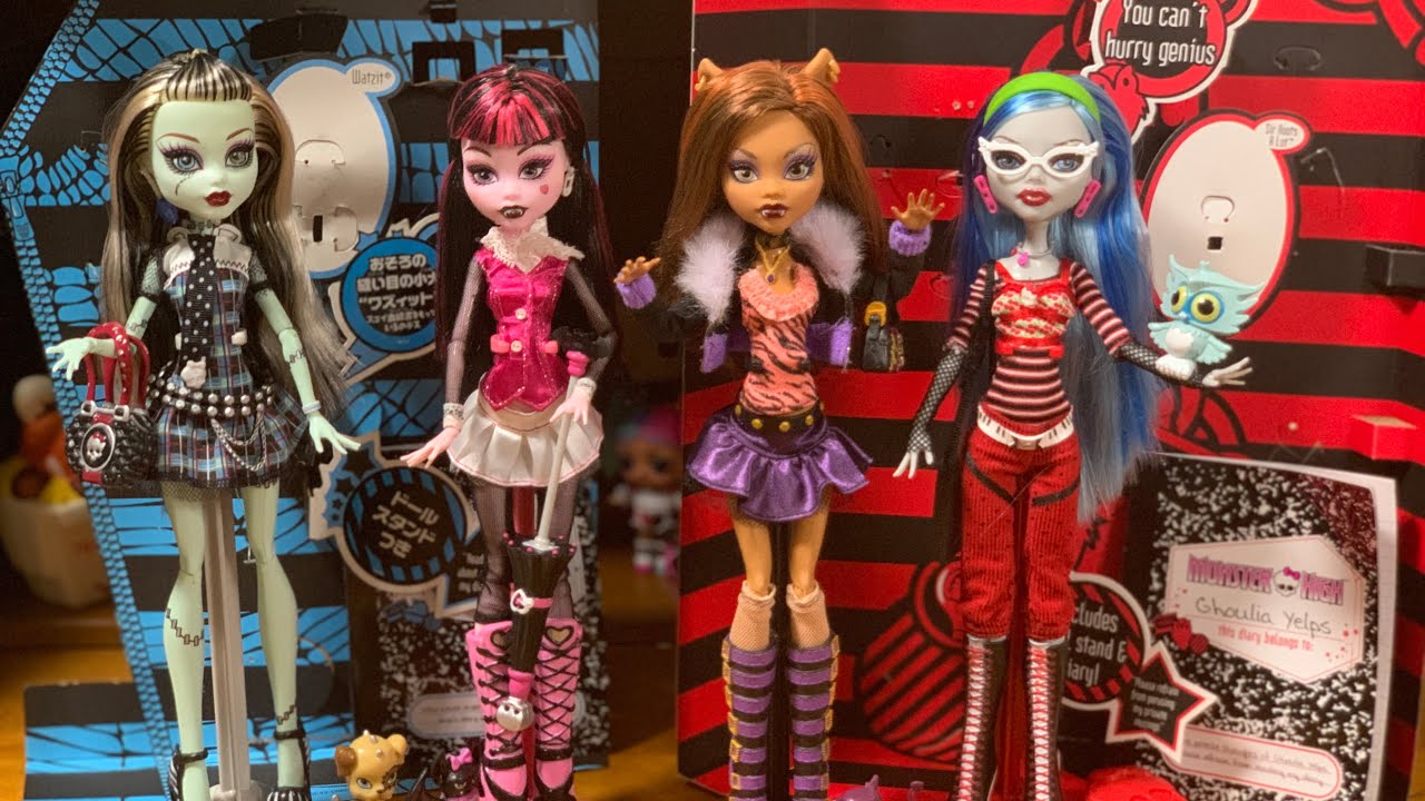 Monster High Doll, Frankie&Ghoulia  Basic unboxing. Original Ghouls