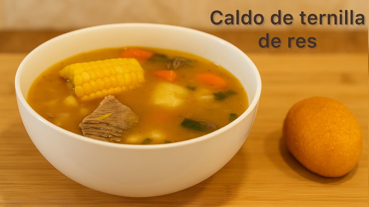 Perfecto Caldo De Ternilla De Res Pa ´Levantar Muertos