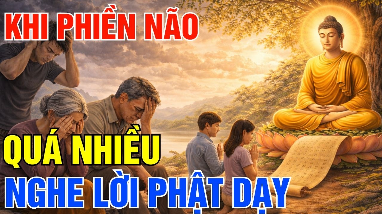Khi Tâm Quá Nhiều Phiền Não - Ngồi Xuống Nghe Phật Dạy Để Tìm Lại Sự Trầm Tĩnh Và Bình Yên!