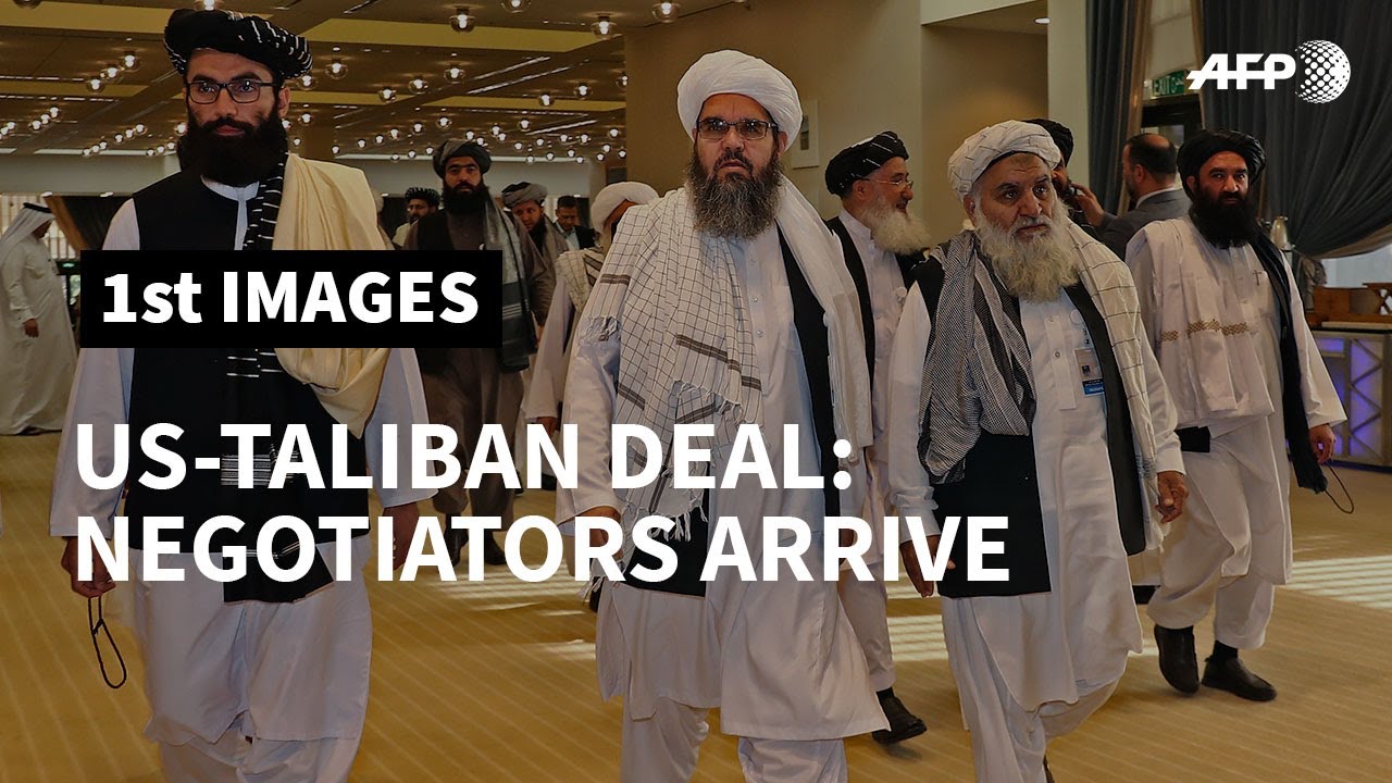 Taliban negotiator Shahabuddin Delawar arrives to sign US-taliban peace deal | AFP