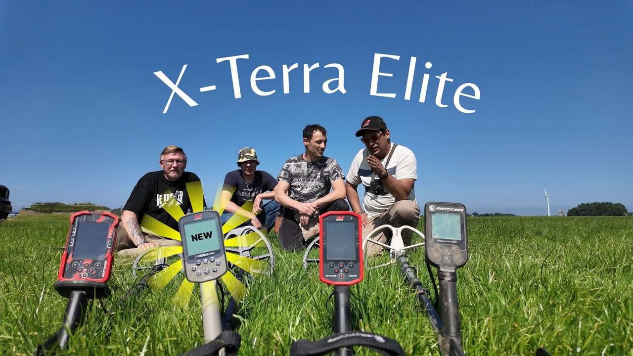 De eerste keer zoeken met de NIEUWE Minelab X-TERRA ELITE metaaldetector.