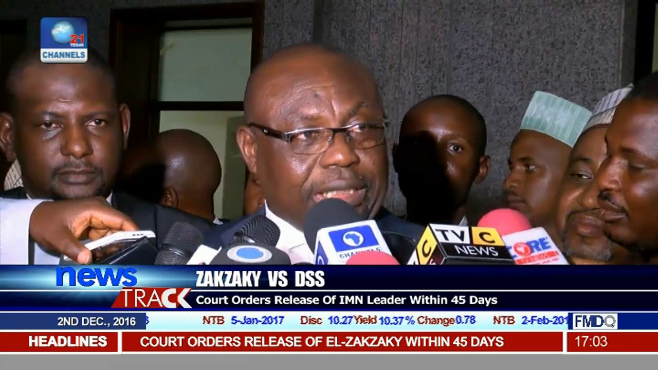 Zakzaky Vs DSS: Court Orders Release Of IMN Leader Within 45 Days