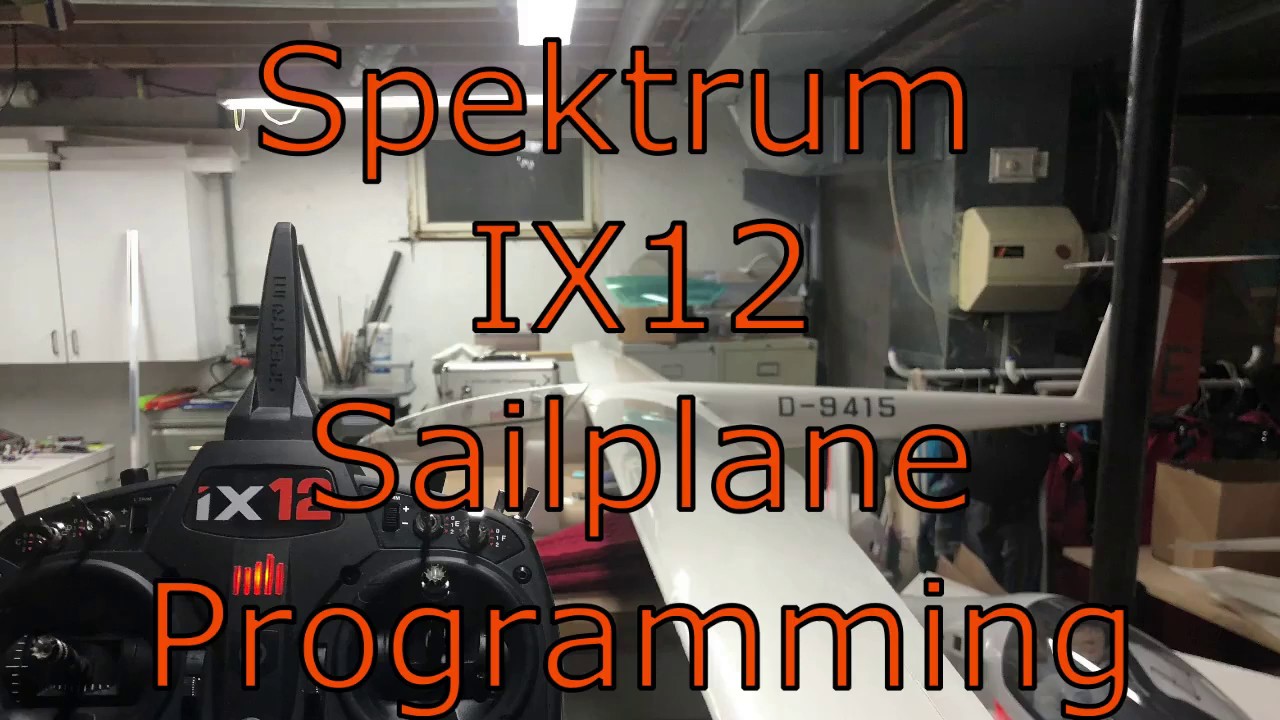 Spektrum IX12 Sailplane programming