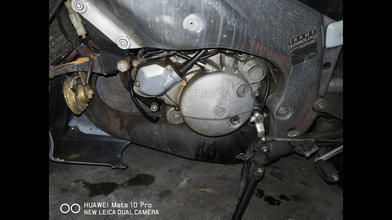 sostituzione guarnizione carter frizione Aprilia RS