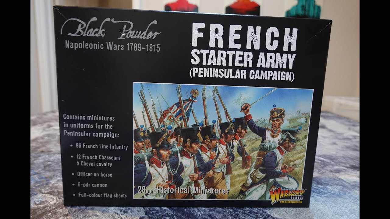 Unboxing Napoleonic French starter army Peninsular campaign