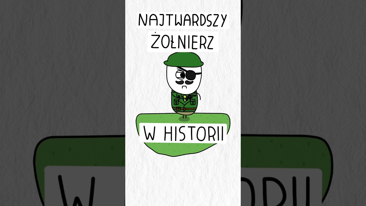 Najtwardszy żołnierz #ciekawostki #historia #animacja #history #animation #śmieszne #shorts