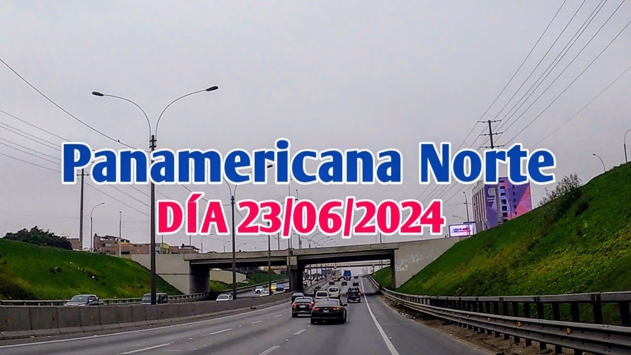 LIMA PERÚ 4K | UN RECORRIDO POR LA AU.PANAMERICANA NORTE DESDE EL CENTRO DE LIMA HASTA LOS OLIVOS