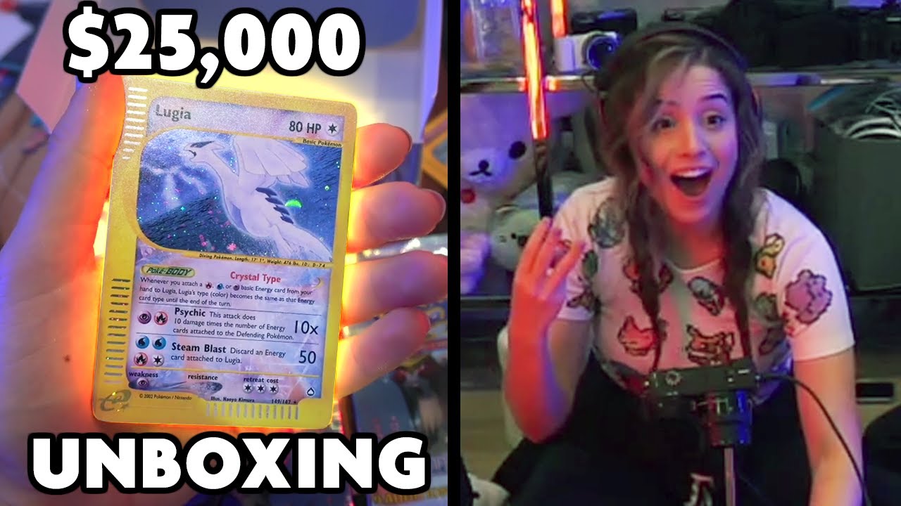 Pokimane $25,000 Pokemon Card Unboxing