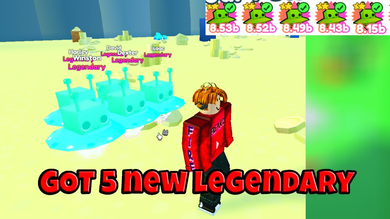 I GOT THE NEW LEGENDARY ALIEN IN PET SIMULATOR X ALIENS UPDATE!!