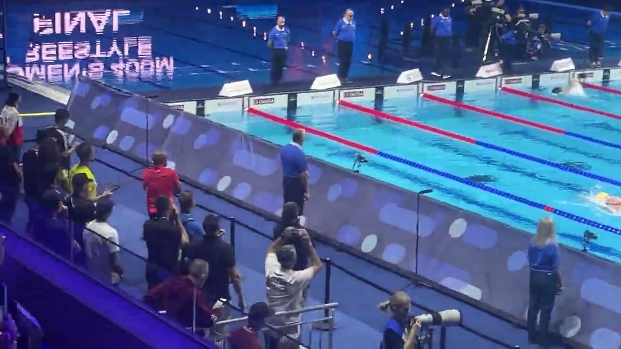 World Record by Summer McIntosh 400m Freestyle / World Aquatics SC Budapest 2024