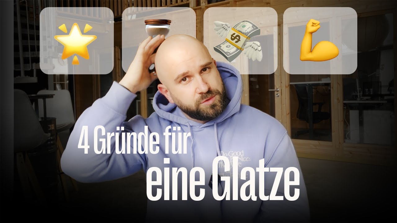 4 Vorteile mit Glatze, die Dich v&ouml;llig &uuml;berraschen werden 😱