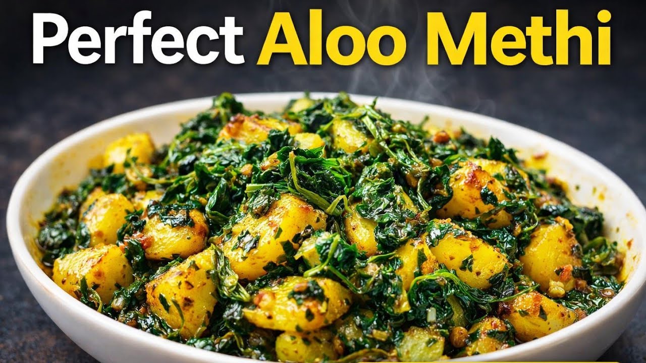 आलू मेथी की सूखी सब्जी  बनाने का आसान तरीका | Aloo Methi Dry Sabji Recipe