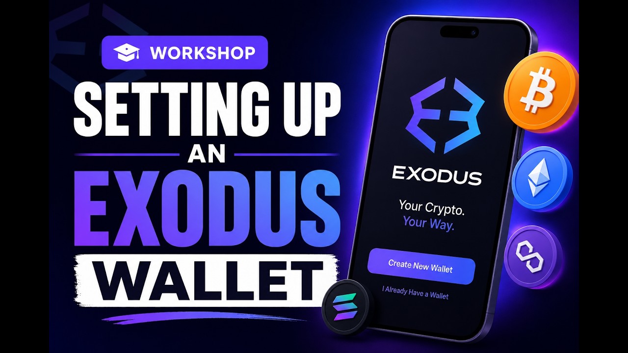 СОЗДАНИЕ КОШЕЛЬКА EXODUS | Пошаговый мастер-класс для начинающих по созданию криптокошелька
