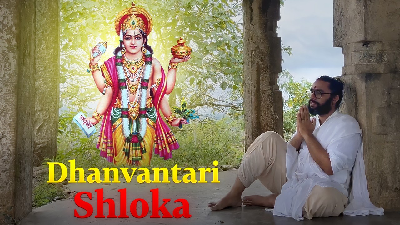 Learn this Powerful Healing Shloka on Dhanvantari for #Dhanteras - 8 Names of Vishnu