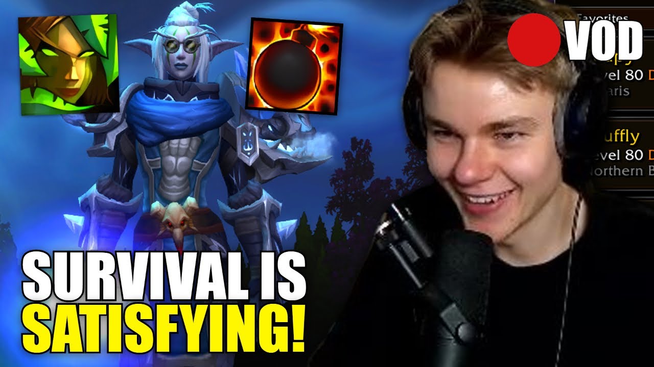 Survival Hunter Day 1 - The Most FUN Hunter Spec In PvP! (FULL VOD)