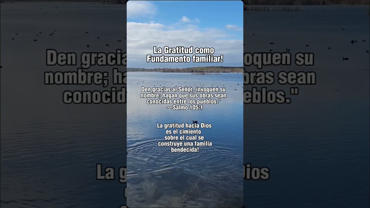 Gratitud familiar! Dios tiene el control bendiciones #familia #gratitud #motivaci&oacute;n #shorts