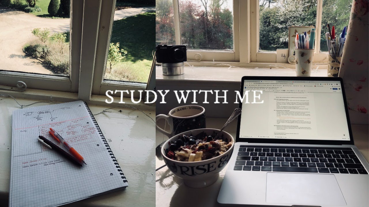 another live study with me (cosy + no music)