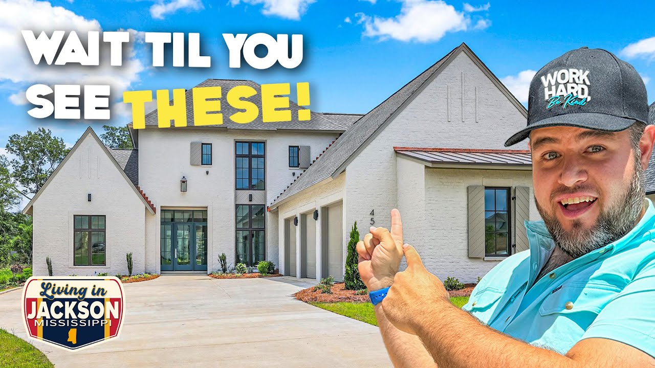 Inside MASSIVE SHOWSTOPPER New Homes in MADISON MS Whittington Neighborhood