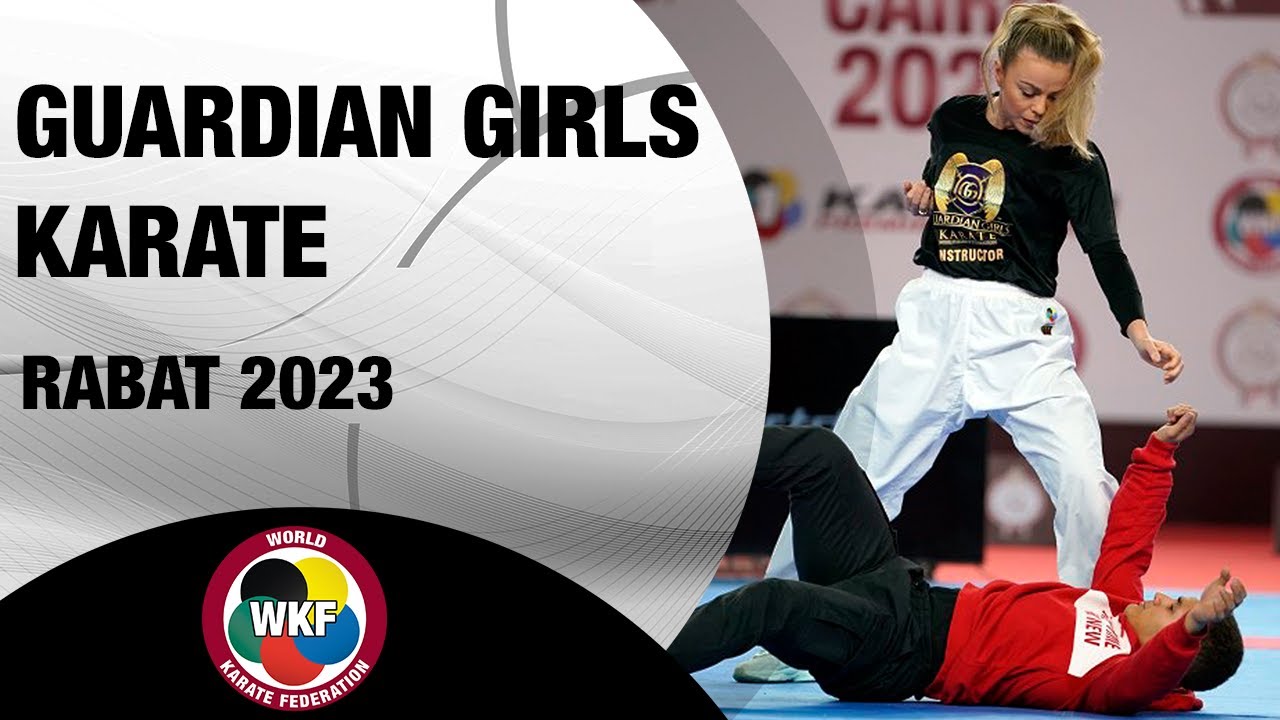 Demonstration of Women's self-defence: Guardian Girls Karate - Rabat 2023 | WORLD KARATE FEDERATION
