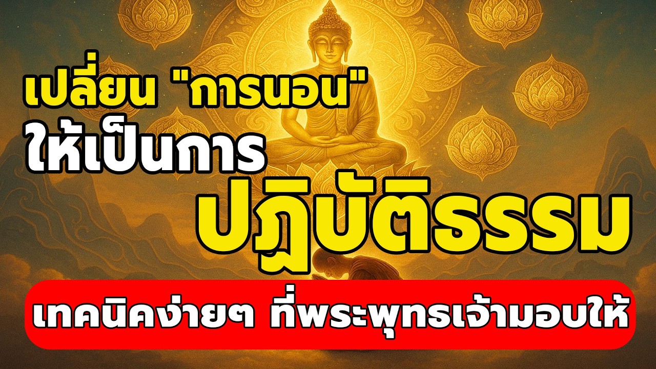 ความลับ 2,600 ปี! ท่านอนที่พระพุทธเจ้าสอน นอนอย่างไรให้เทวดาคุ้มครอง