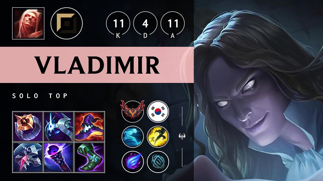 Vladimir Top vs Gnar: Dominating - KR Grandmaster Patch 14.23