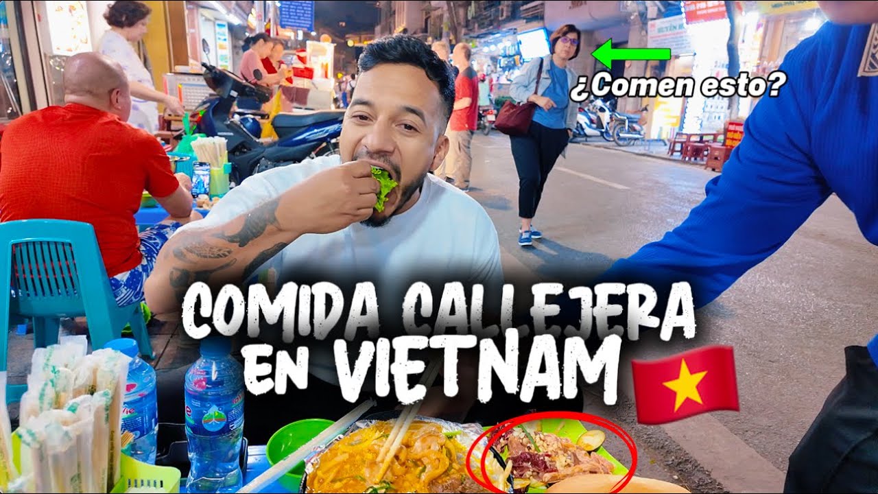 Probando Comida Callejera en Vietnam 🇻🇳 | En verdad comen estas cosas?
