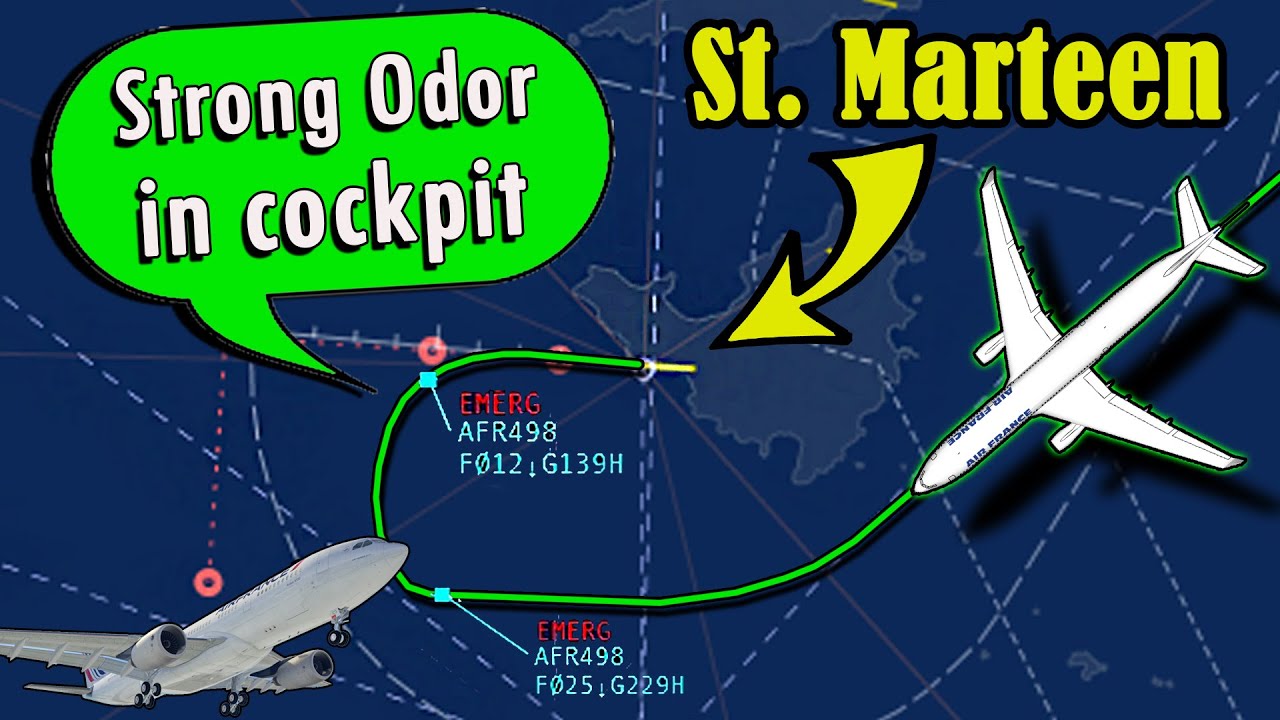 Air France A330 has VERY STRONG ODOR onboard | Emergency Landing