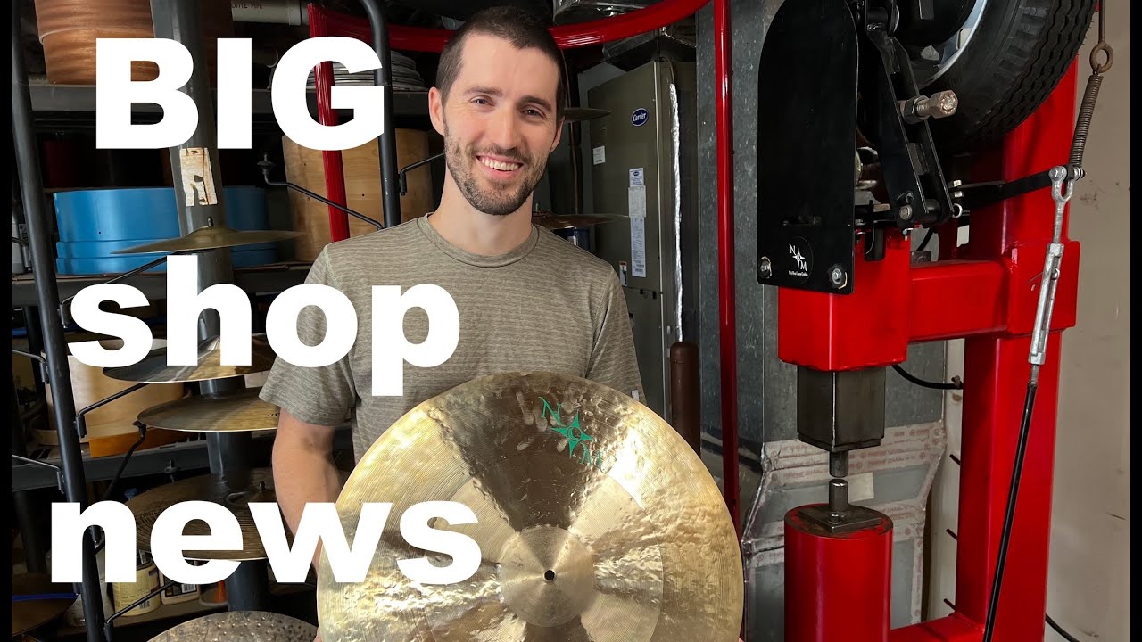 Cymbal Unboxing and SHOP UPGRADE!