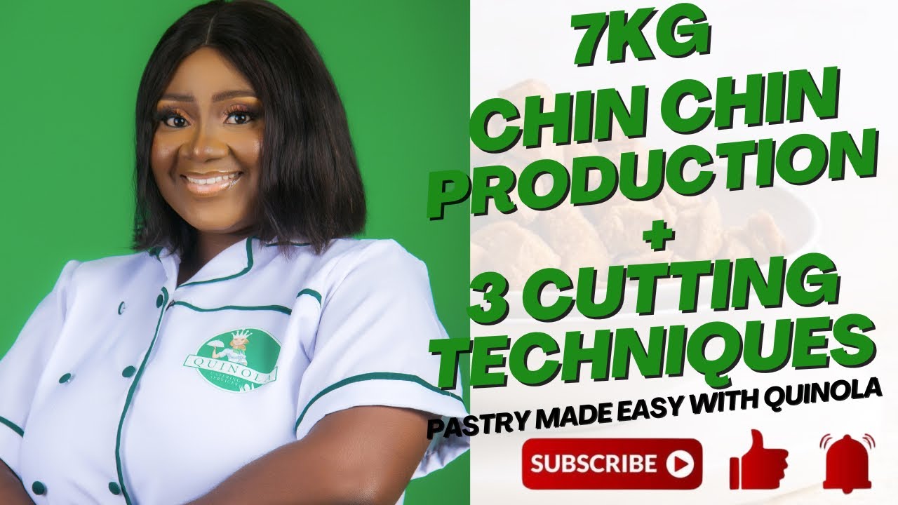 BULK CHIN CHIN PRODUCTION | 3 CUTTING TECHNIQUES | CUT CHINCHIN IN 3 WAYS |DETAILED RECIPE & PROCESS