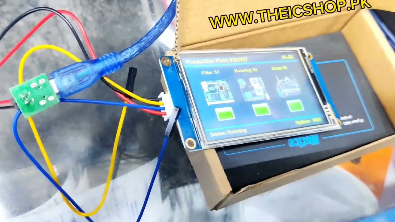 3.2 inch Nextion TFT HMI LCD Touchscreen NX4024T032 Unboxing