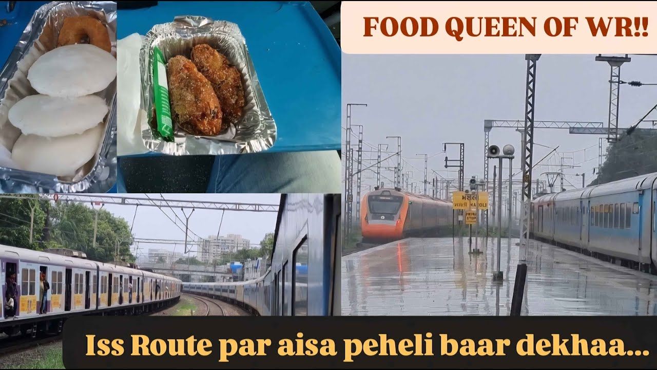 KARNAVATI EXPRESS🚂🔥  AHMEDABAD TO MUMBAI | MONSOON JOURNEY