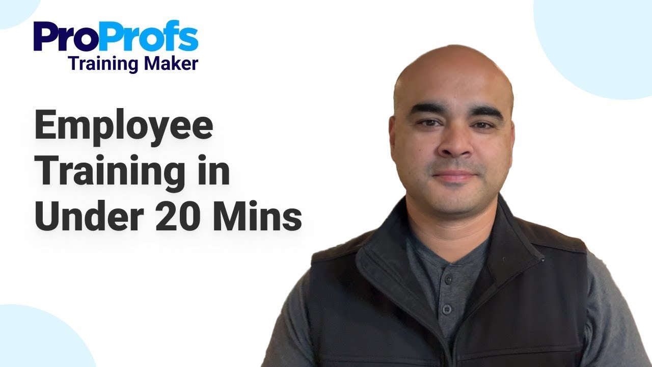 How to Create a Course in Under 20 Minutes | Webinar | ProProfs Training Maker