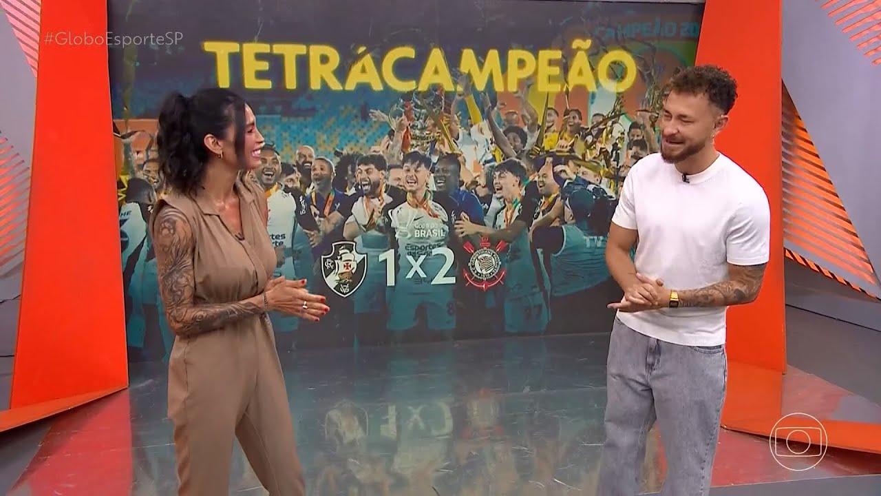 Globo Esporte - Vasco 1 x 2 Corinthians - Final da Copa do Brasil 2025