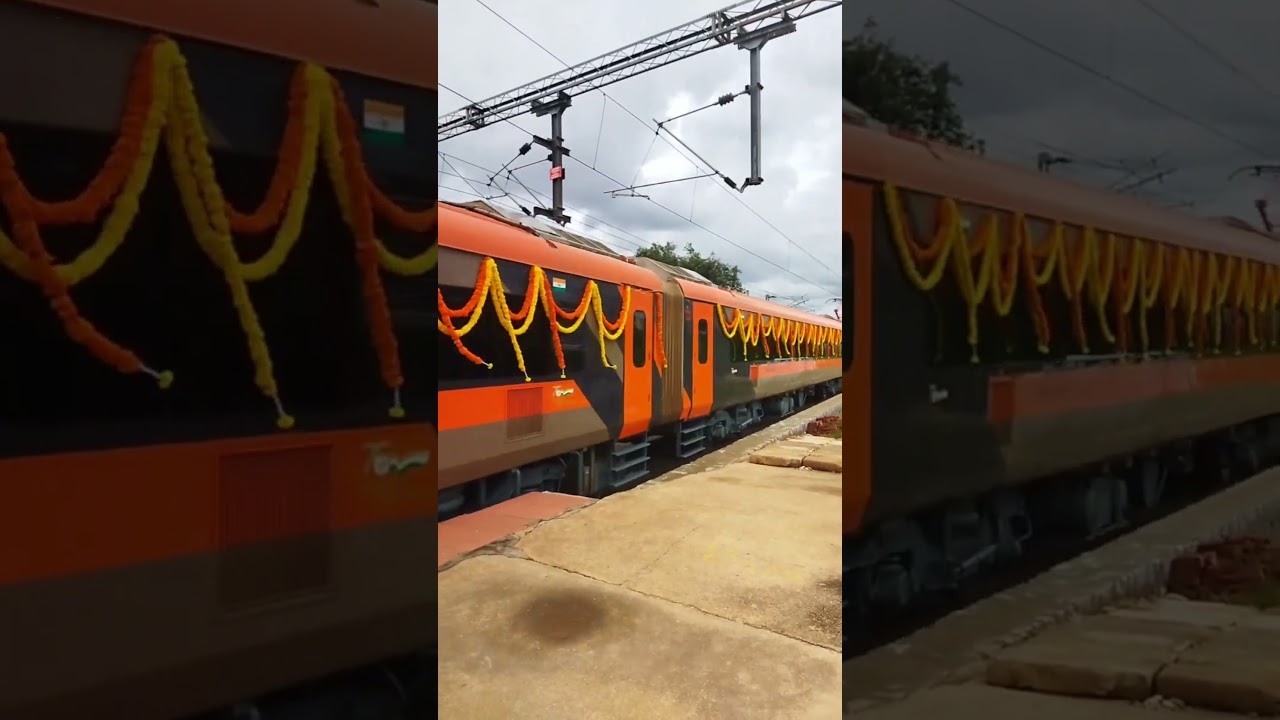 "🚄 Bengaluru–Belagavi Vande Bharat is here! Speed, comfort & pride of India 🇮🇳🔥" 