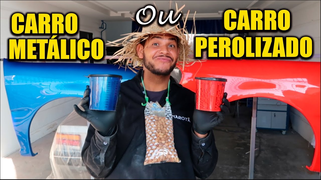 CARRO com TINTA METALICO  ou TINTA PEROLIZADA - ENTENDA DE UMA VEZ!
