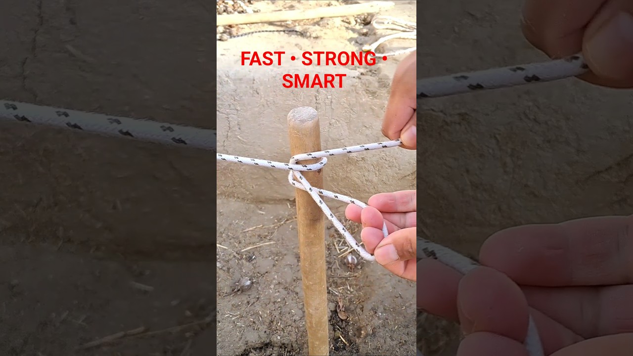 This Fast Knot Holds Like Steel on Wood 
