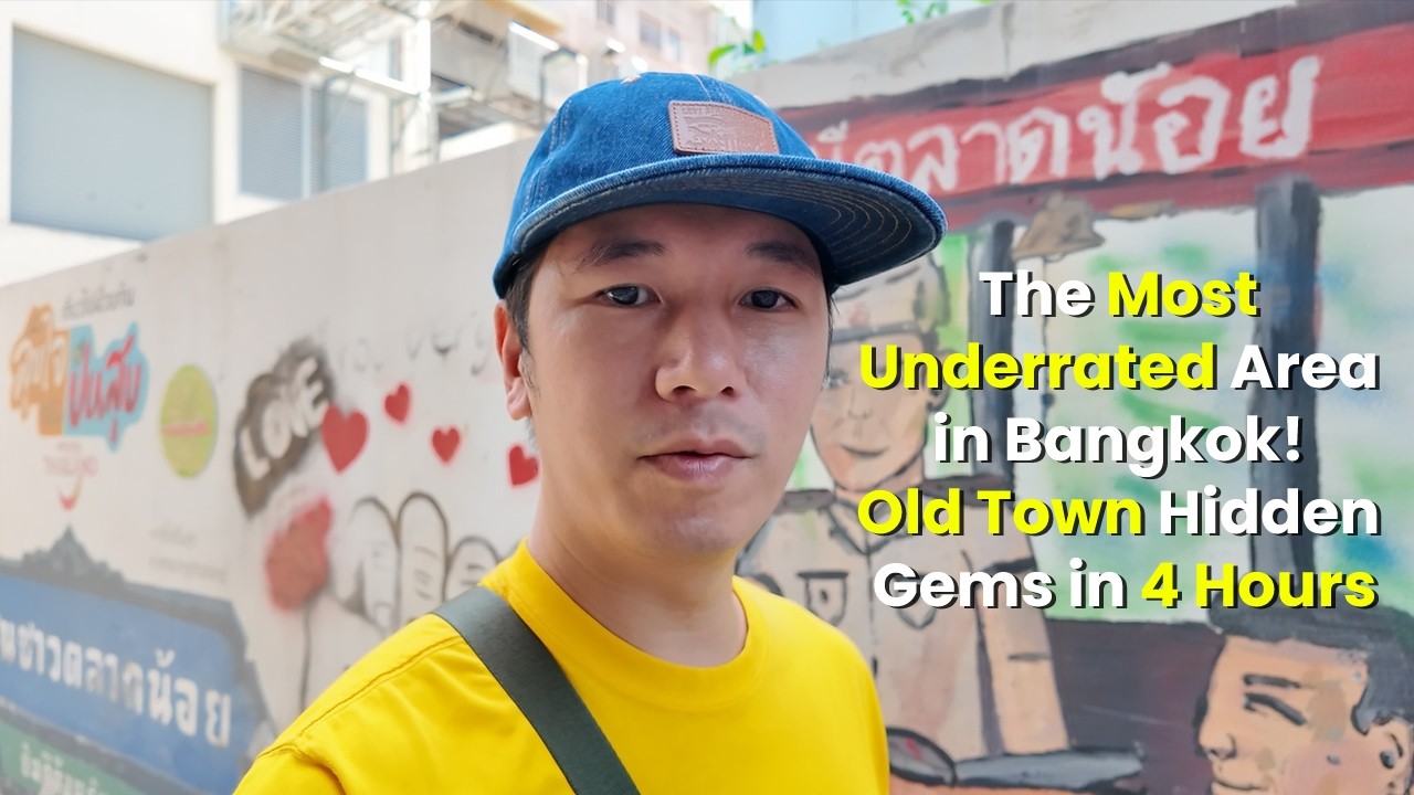 The Most Underrated Area in Bangkok! Old Town Hidden Gems in 4 Hours