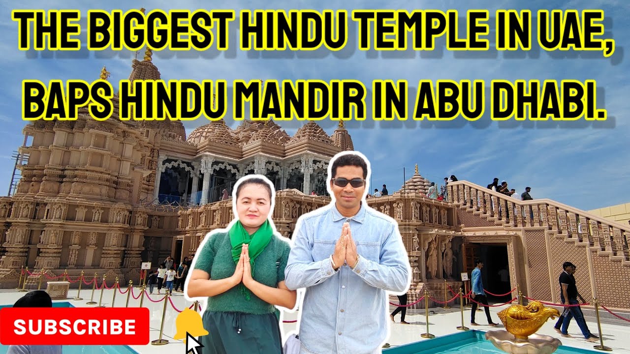 THE BIGGEST HINDU TEMPLE IN UAE,BAPS HINDU MANDIR IN ABU DHABI||#baps #hindutemple #mandir#abudhabi